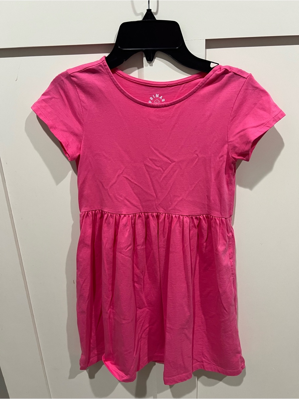 Primary Girls' Hot Pink Perfect Pocket Dress
